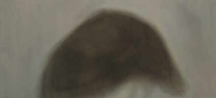 fond blanc cassé, gris, forme ronde noire, lumière