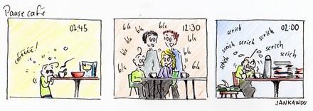 BD, planche, couleurs