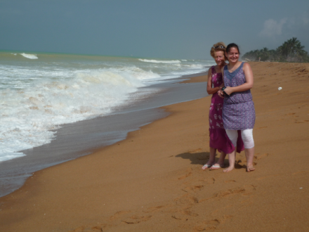 Tata et moi à l'océan